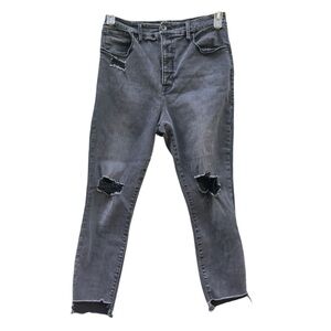 Good American distressed skinny jeans